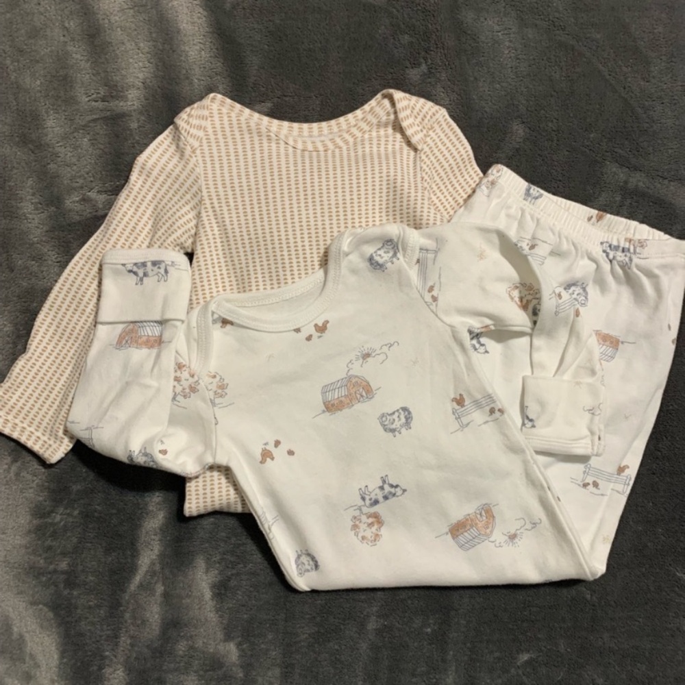 0-3m Carters Nightgown Set